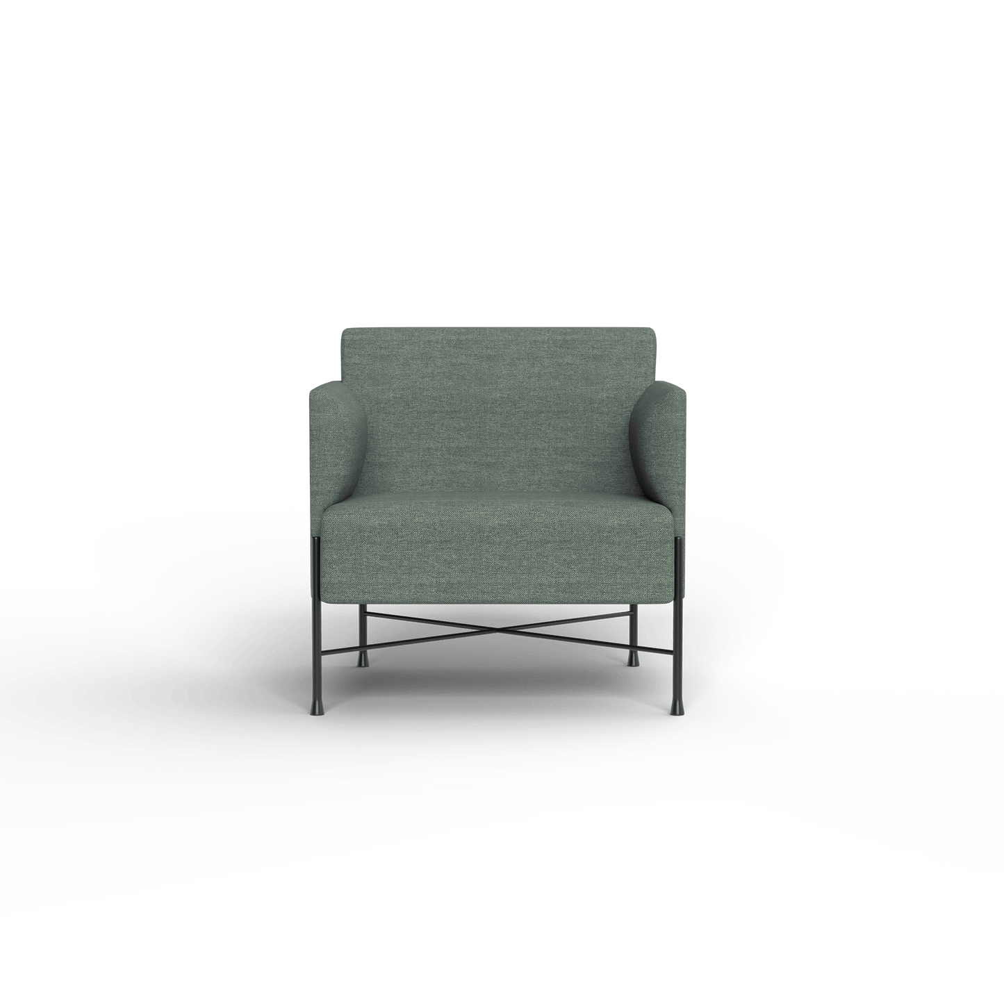 Avalon Single Arm Chair Green (Vico Sage)