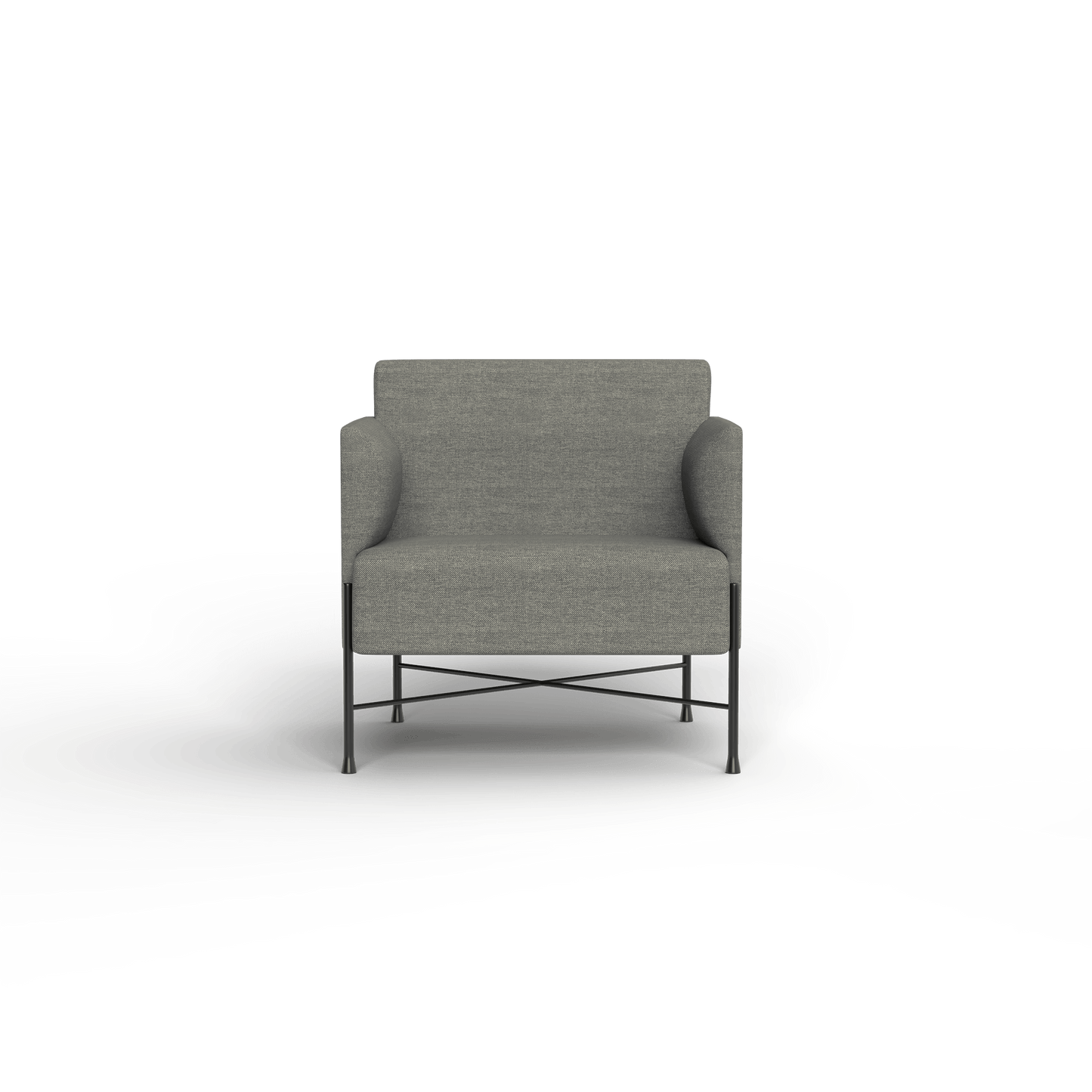 Avalon Single Arm Chair Grey Vico (024)