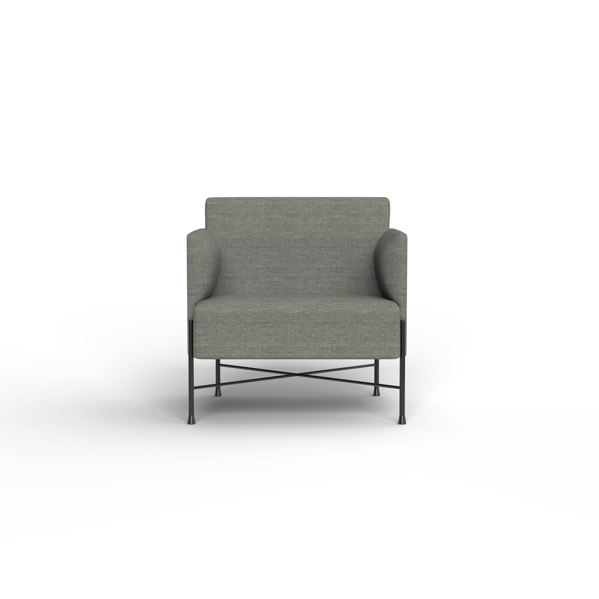 Avalon Single Arm Chair Grey Vico (024)