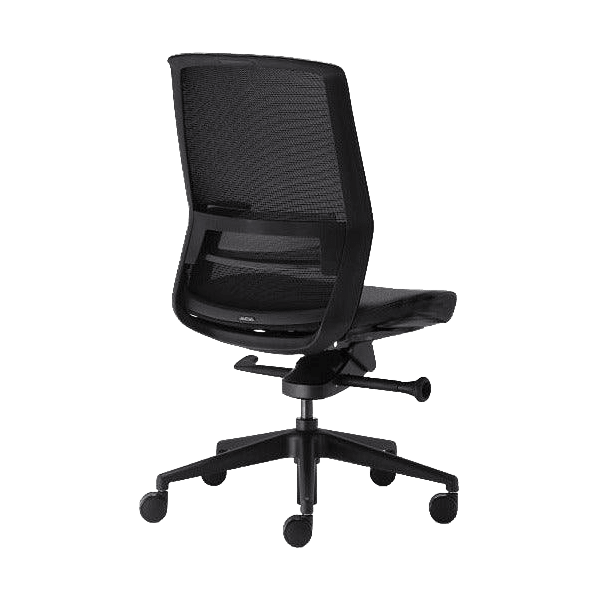 Aveya Black Office Chair with Boost Adjustable Lumbar Support - 2