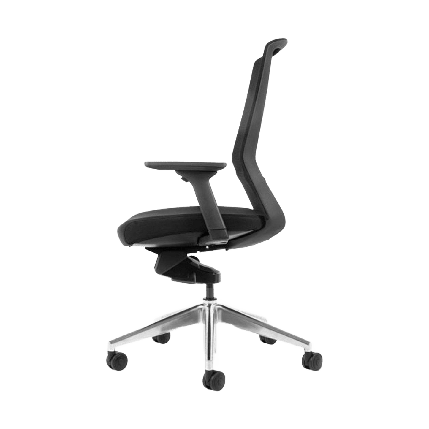 Aveya Black Office Chair with Boost Adjustable Lumbar Support - 5