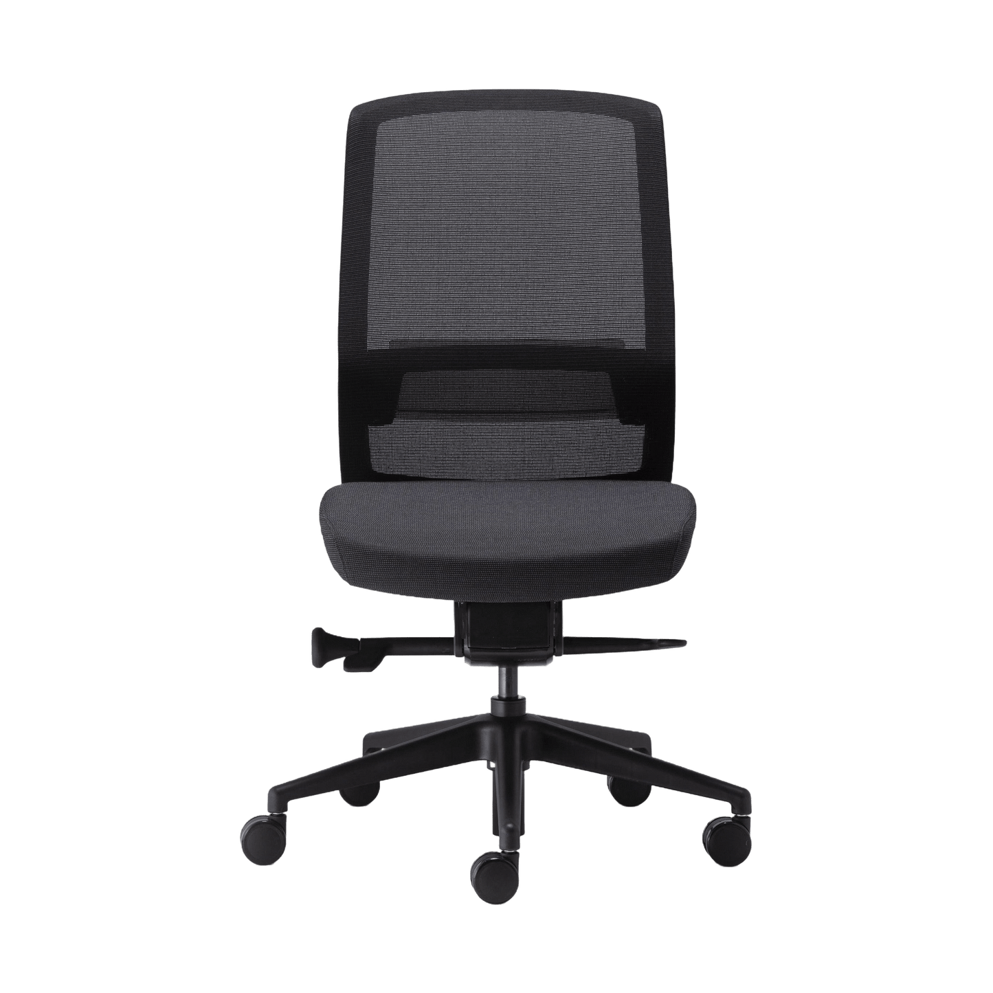 Aveya Black Office Chair with Boost Adjustable Lumbar Support - 3