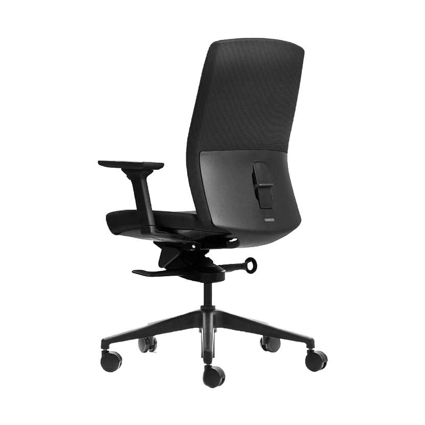 Aveya Black Upholstered Office Chair 2 - Office Furniture Company