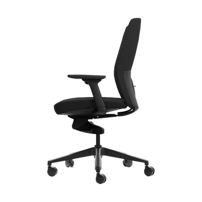 Aveya Black Upholstered Office Chair 3 - Office Furniture Company