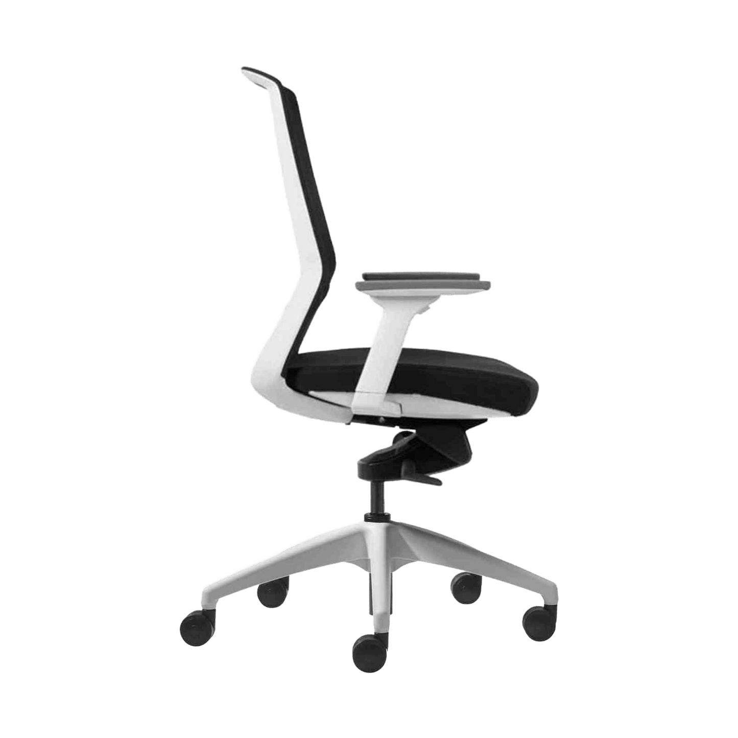 Aveya White Office Chair with Boost Adjustable Lumbar Support 2 - Office Furniture Company