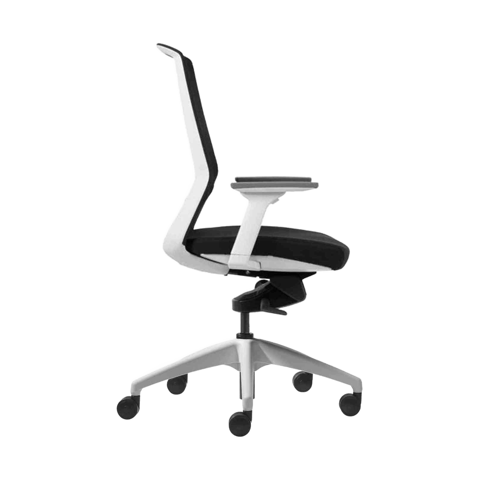 Aveya White Office Chair with Boost Adjustable Lumbar Support 2 - Office Furniture Company
