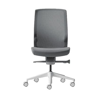 Aveya White Office Chair with Boost Adjustable Lumbar Support 5 - Office Furniture Company