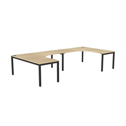 Axis 2 Persons Corner Workstation 4 - Office Furniture Company