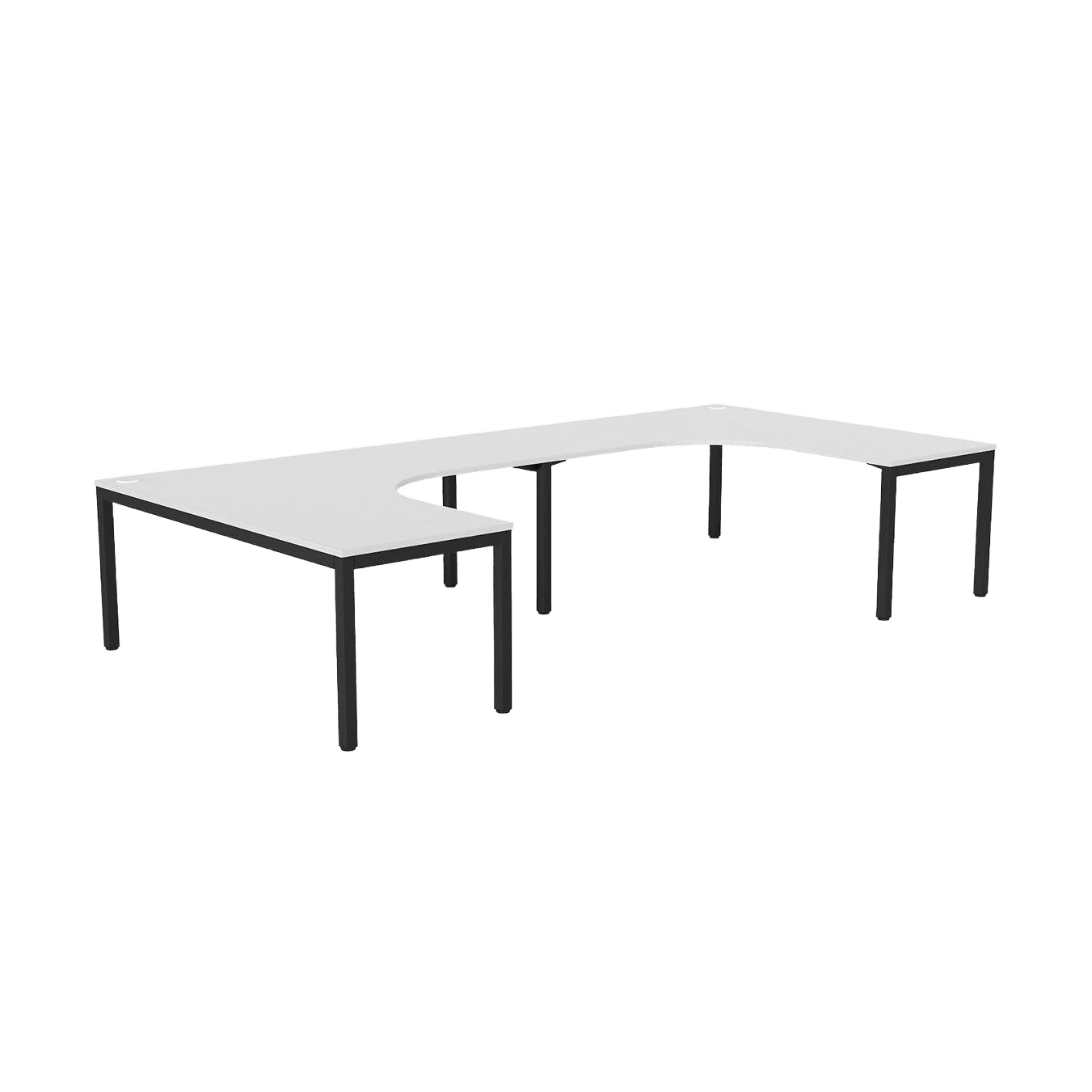 Axis 2 Persons Corner Workstation 3 - Office Furniture Company