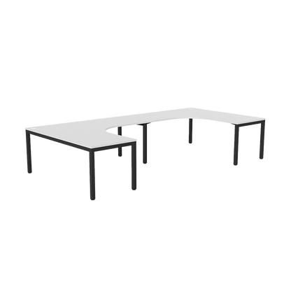 Axis 2 Persons Corner Workstation 3 - Office Furniture Company