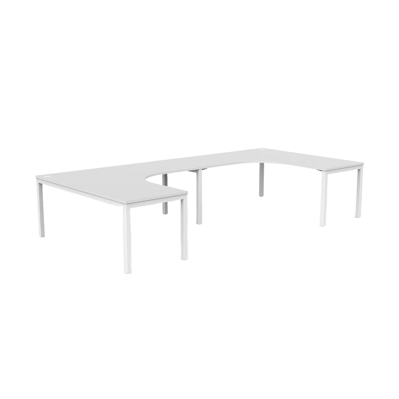 Axis 2 Persons Corner Workstation 2 - Office Furniture Company