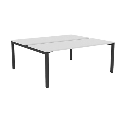 Axis 2 - User Double Sided Workstation 1200x600 White Powdercoat White