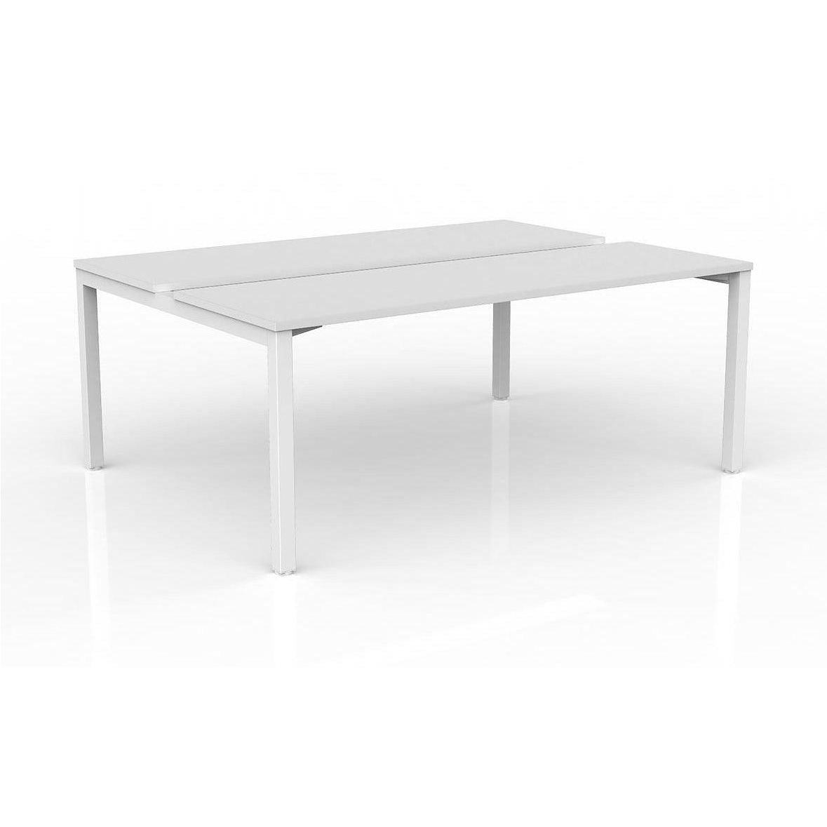 Axis 2 - User Double Sided Workstation 1800x600 White Powdercoat White