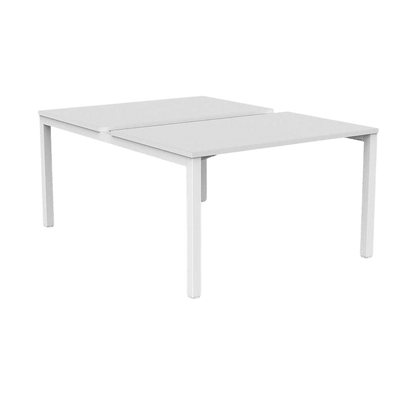 Axis 2 - User Double Sided Workstation 1800x600 Black Powdercoat White