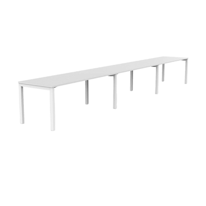 Axis 3 User Single Sided Workstation 1200x600 White Powdercoat White