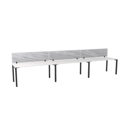 Axis 3 User Single Sided Workstation with AcoustiQ Screens - 3