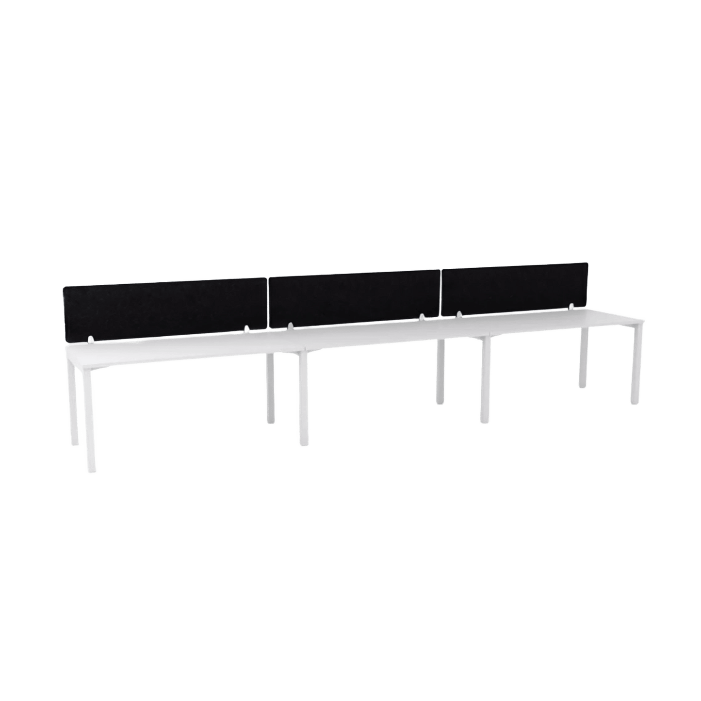 Axis 3 User Single Sided Workstation with AcoustiQ Screens - 1