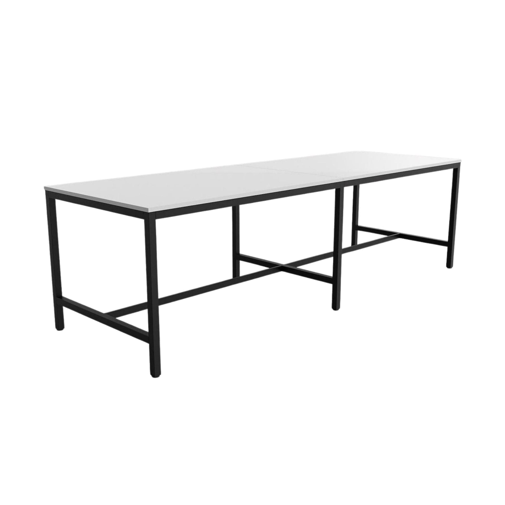 Axis Bar Leaner 3000x600 Black Powdercoat White