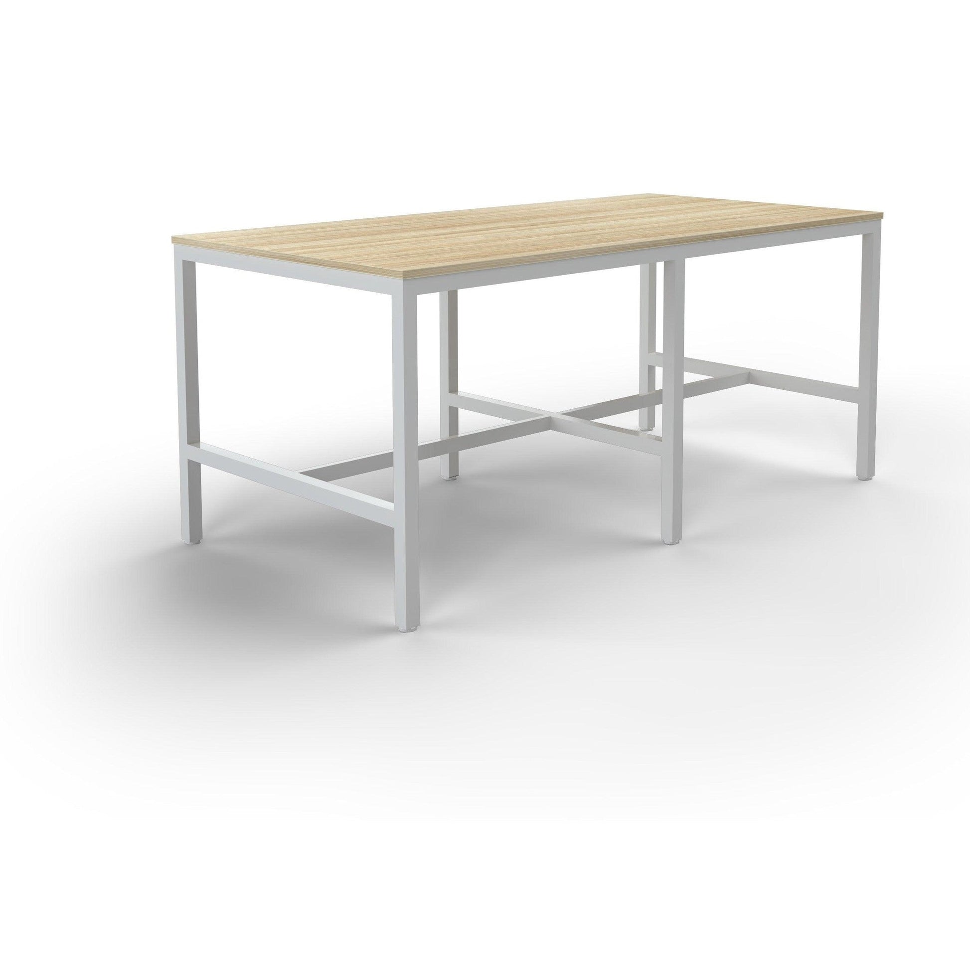 Axis Bar Leaner 1200x750 White Powdercoat White