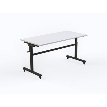 Axis Height Adjustable Flip Folding Mobile Table - Office Furniture Company 