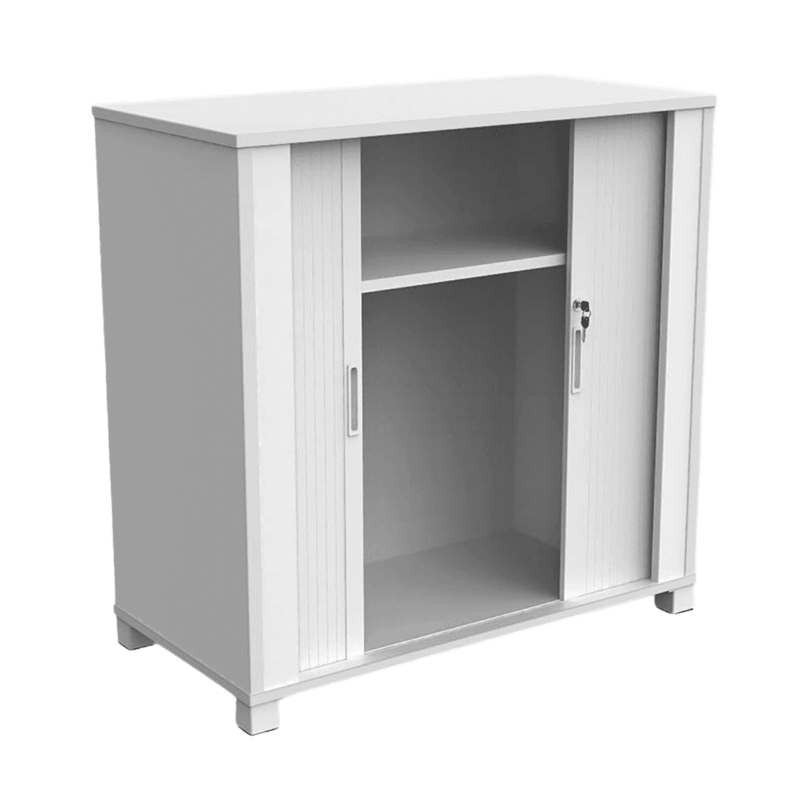 Axis Tambour Storage Cabinet 900mm Without Plantar - Office Furniture Company