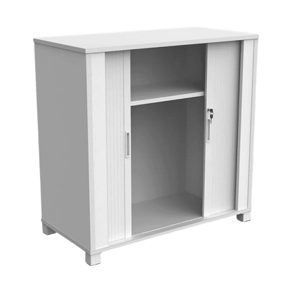 Axis Tambour Storage Cabinet 900mm Without Plantar - Office Furniture Company