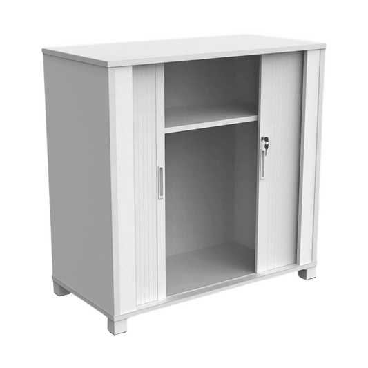 Axis Tambour Storage Cabinet 900mm Without Plantar - Office Furniture Company