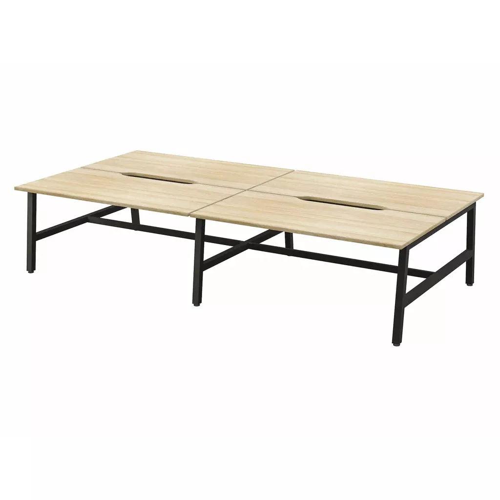 Axis Trestle 4 User Bench - Office Furniture Company 