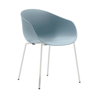 Ayla PP Chair cream 5 Way Black swivel Adjustable Height - Office Furniture Company