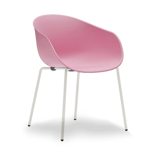 Ayla PP Chair emerald 5 Way White Swivel Adjustable Height - Office Furniture Company