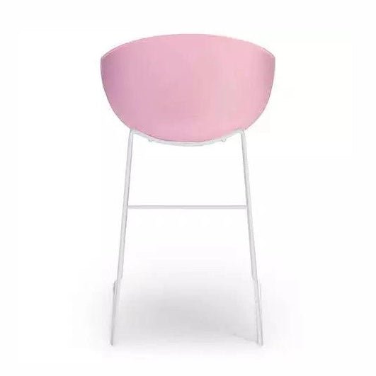 Ayla PP Stool cream 640 mm White Sled Base - Office Furniture Company