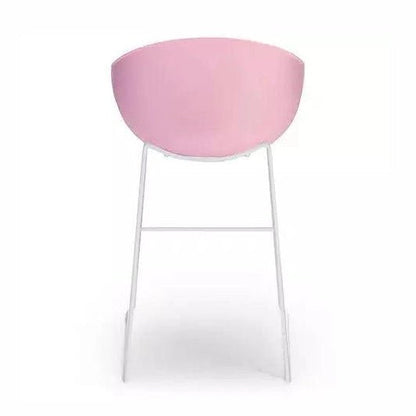 Ayla PP Stool cream 640 mm White Sled Base - Office Furniture Company