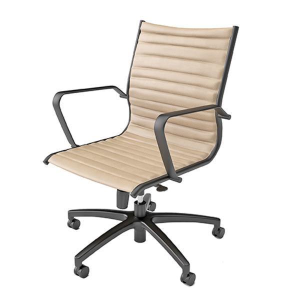 Black Metro Mid Back Executive Chair - Office Furniture Company 
