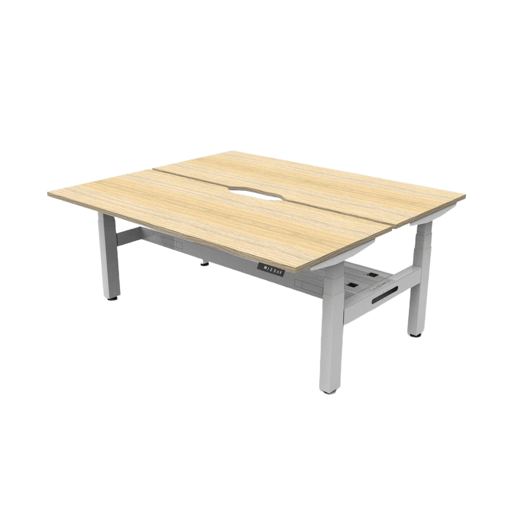 Boost Plus Electric Height Adjustable Back to Back Workstation 7 - Office Furniture Company