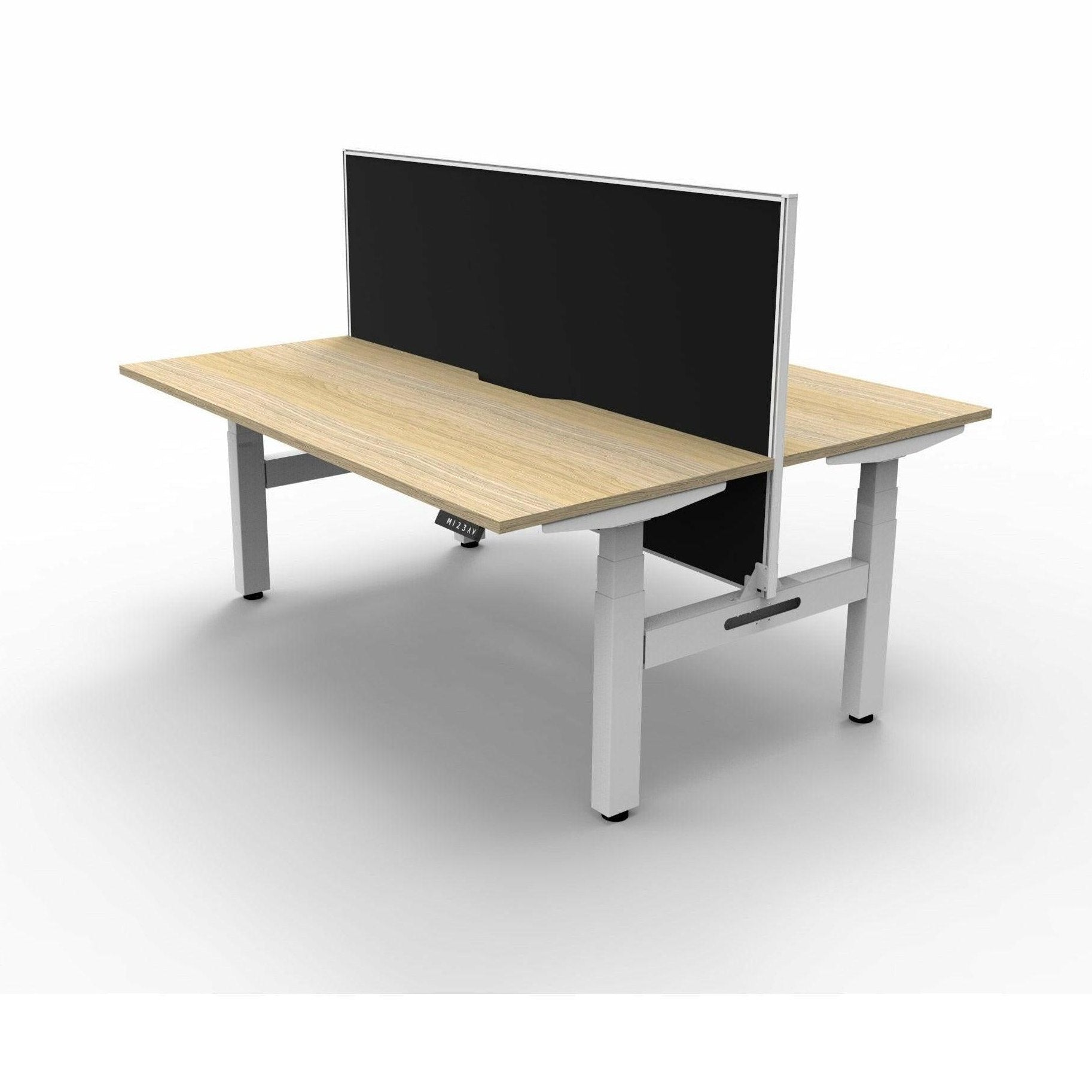 Boost Plus Electric Height Adjustable Back to Back Workstation  - Office Furniture Company