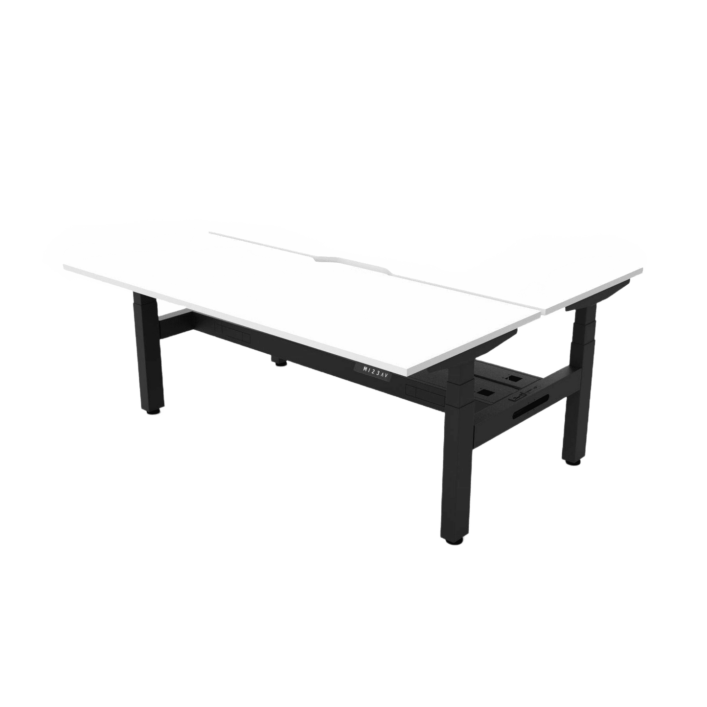 Boost Plus Electric Height Adjustable Back to Back Workstation  - Office Furniture Company