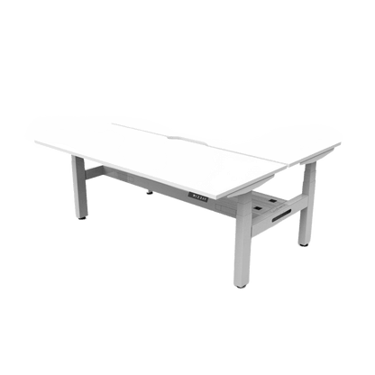 Boost Plus Electric Height Adjustable Back to Back Workstation  - Office Furniture Company