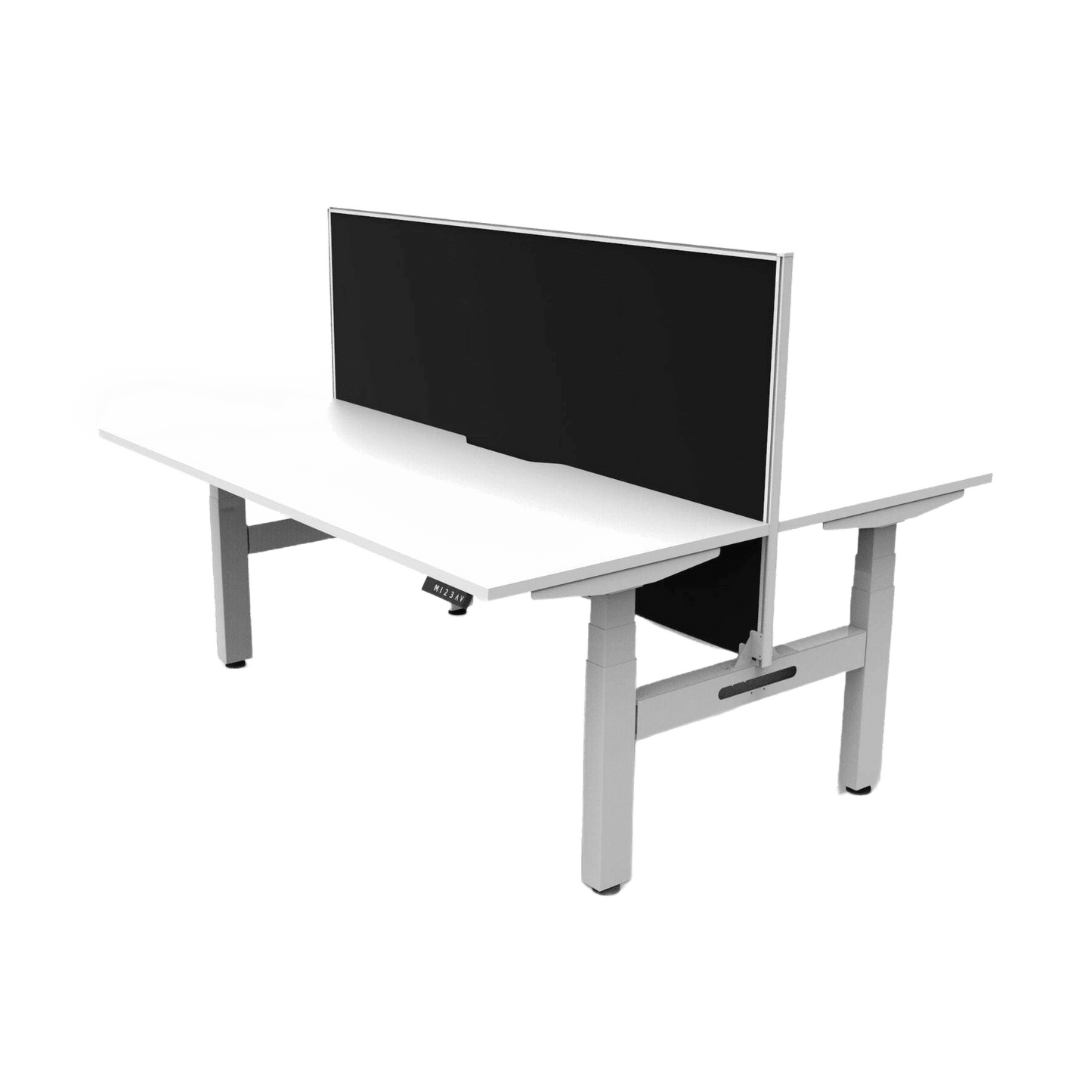Boost Plus Electric Height Adjustable Back to Back Workstation  - Office Furniture Company