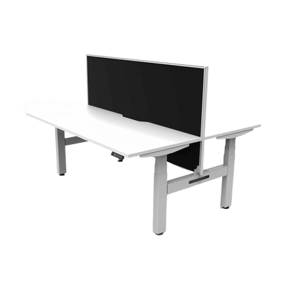 Boost Plus Electric Height Adjustable Back to Back Workstation  - Office Furniture Company