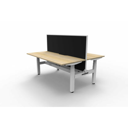 Boost Plus Electric Height Adjustable Back to Back Workstation - Office Furniture Company 