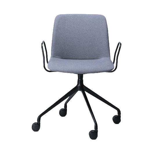 Breo Swivel 4 Way Meeting Chair Fixed Arms
