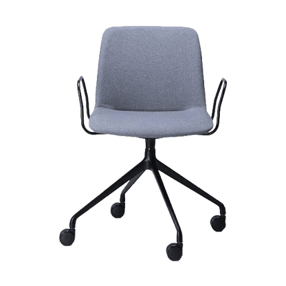 Breo Swivel 4 Way Meeting Chair Fixed Arms