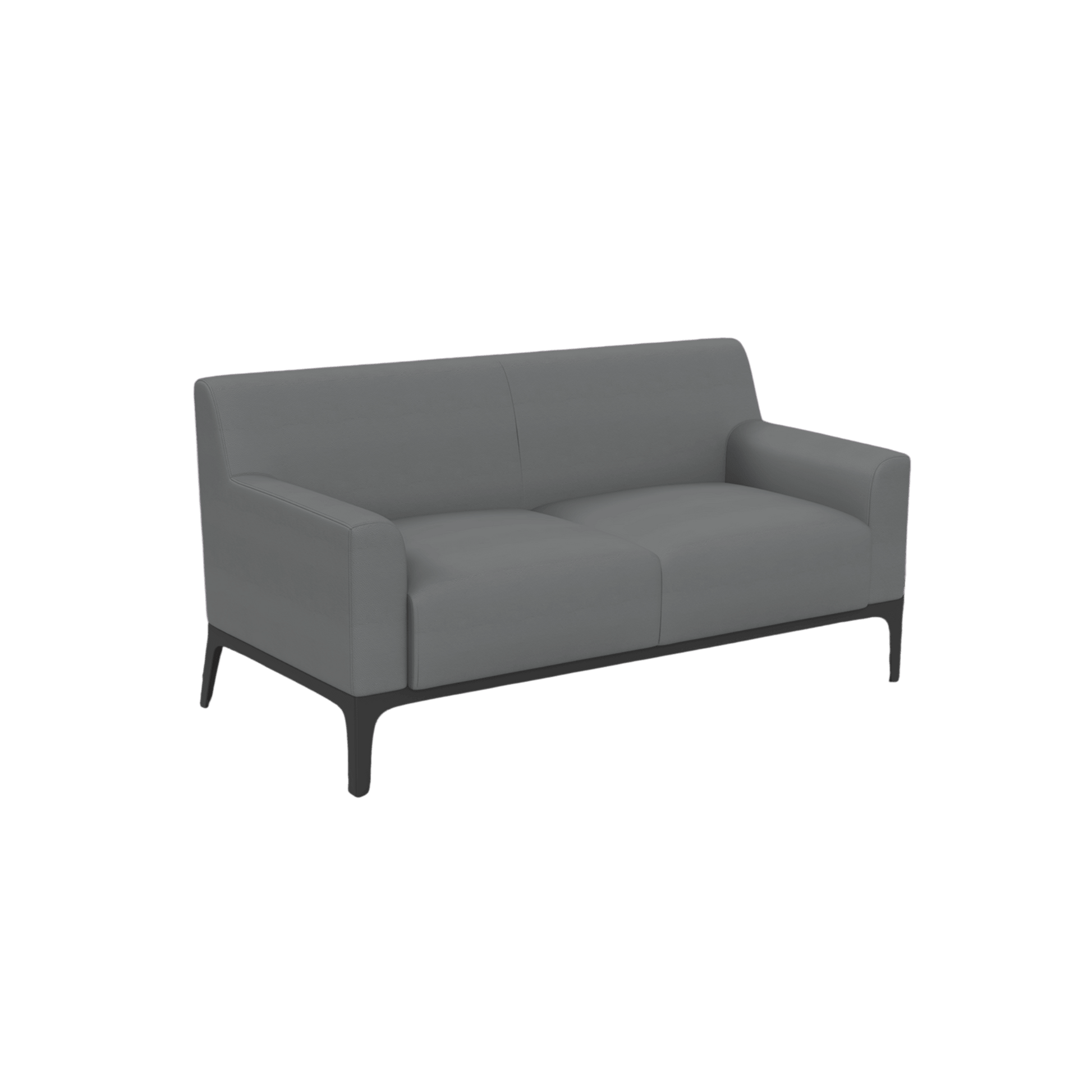 Cedar 2 Seater Sofa Lounge Brown (Tan PU)
