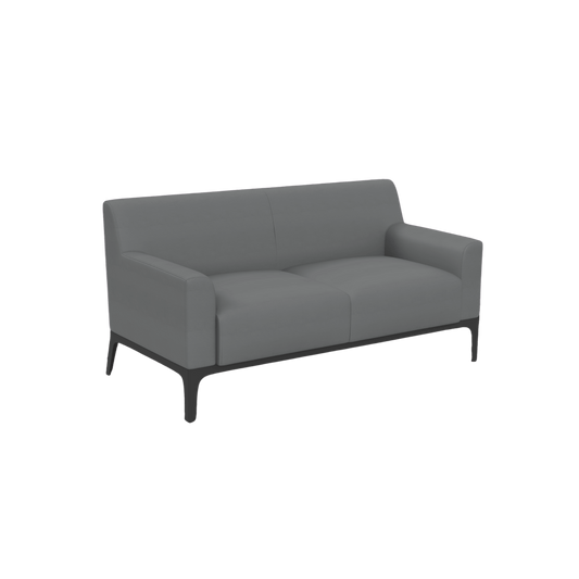 Cedar 2 Seater Sofa Lounge Brown (Tan PU)