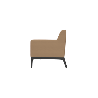 Cedar 2 Seater Sofa Lounge Brown (Tan PU)