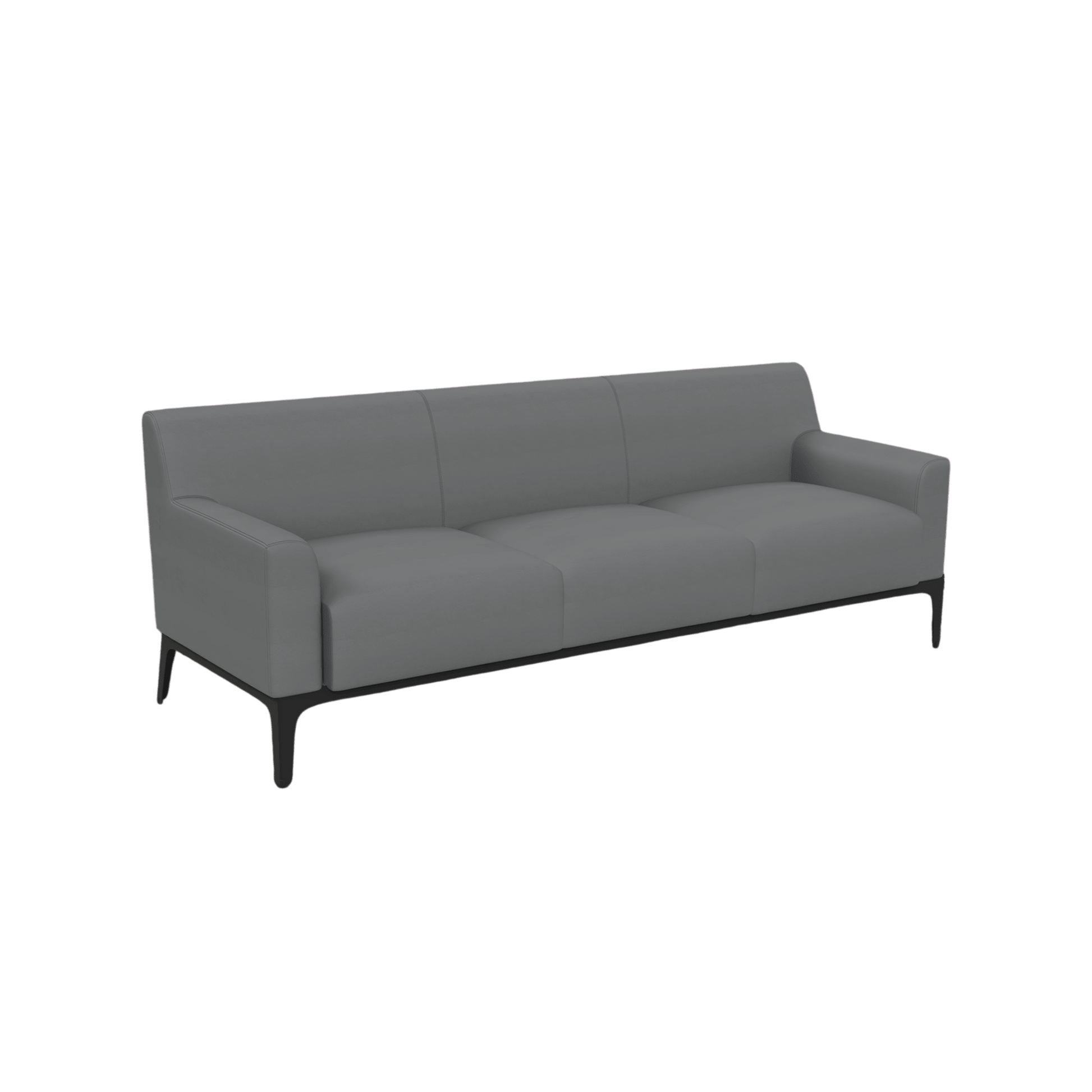 Cedar 3 Seater Sofa Lounge Brown (Tan PU)