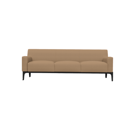 Cedar 3 Seater Sofa Lounge Brown (Tan PU)