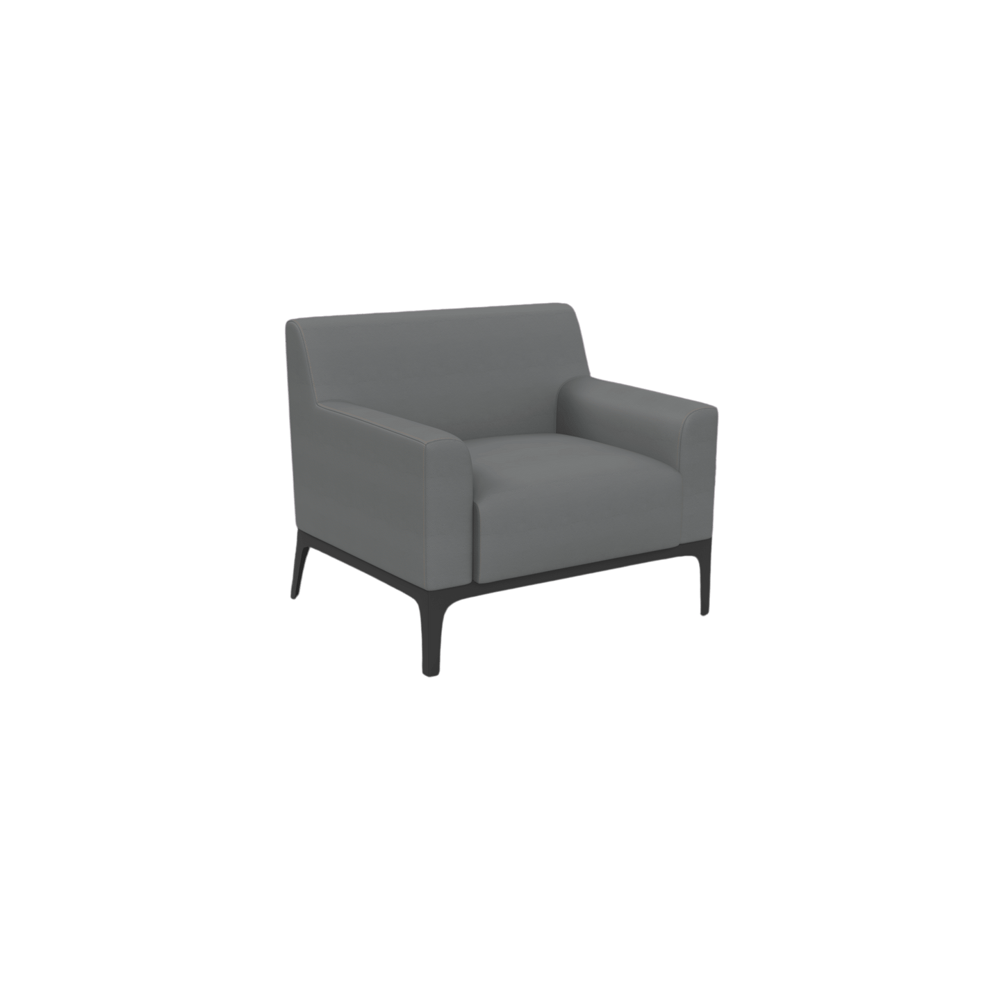 Cedar Single Arm Chair Brown (Tan PU)