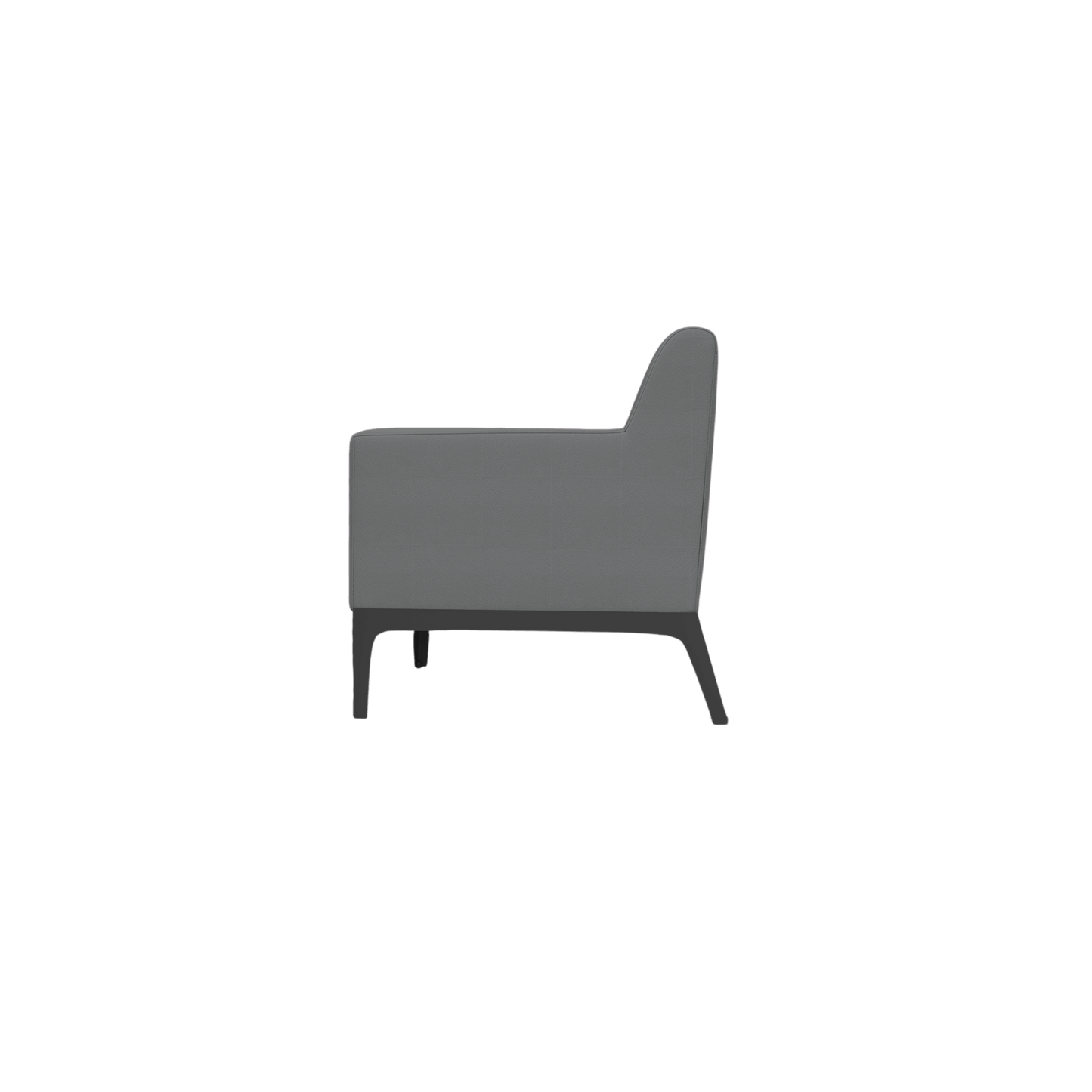 Cedar Single Arm Chair Brown (Tan PU)