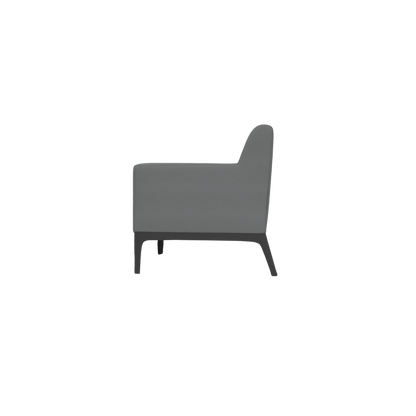 Cedar Single Arm Chair Brown (Tan PU)